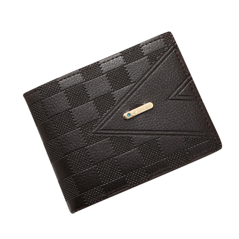 Men's Business Green Horizontal Light Luxury Multiple Men's Wallet