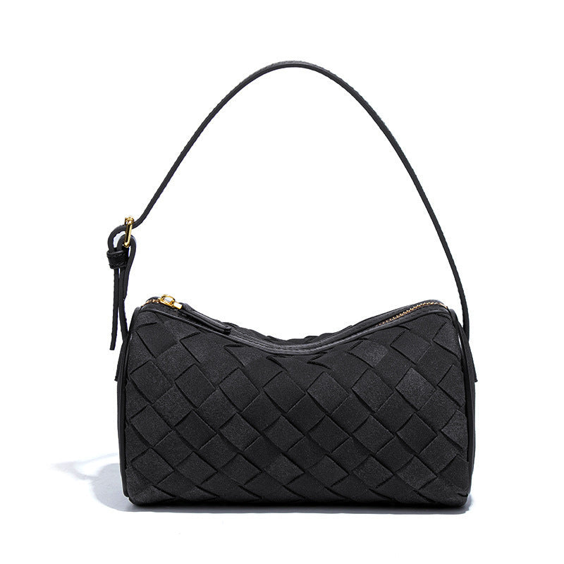 Women's Frosted Suede Woven Cylinder For Today Popular Bags