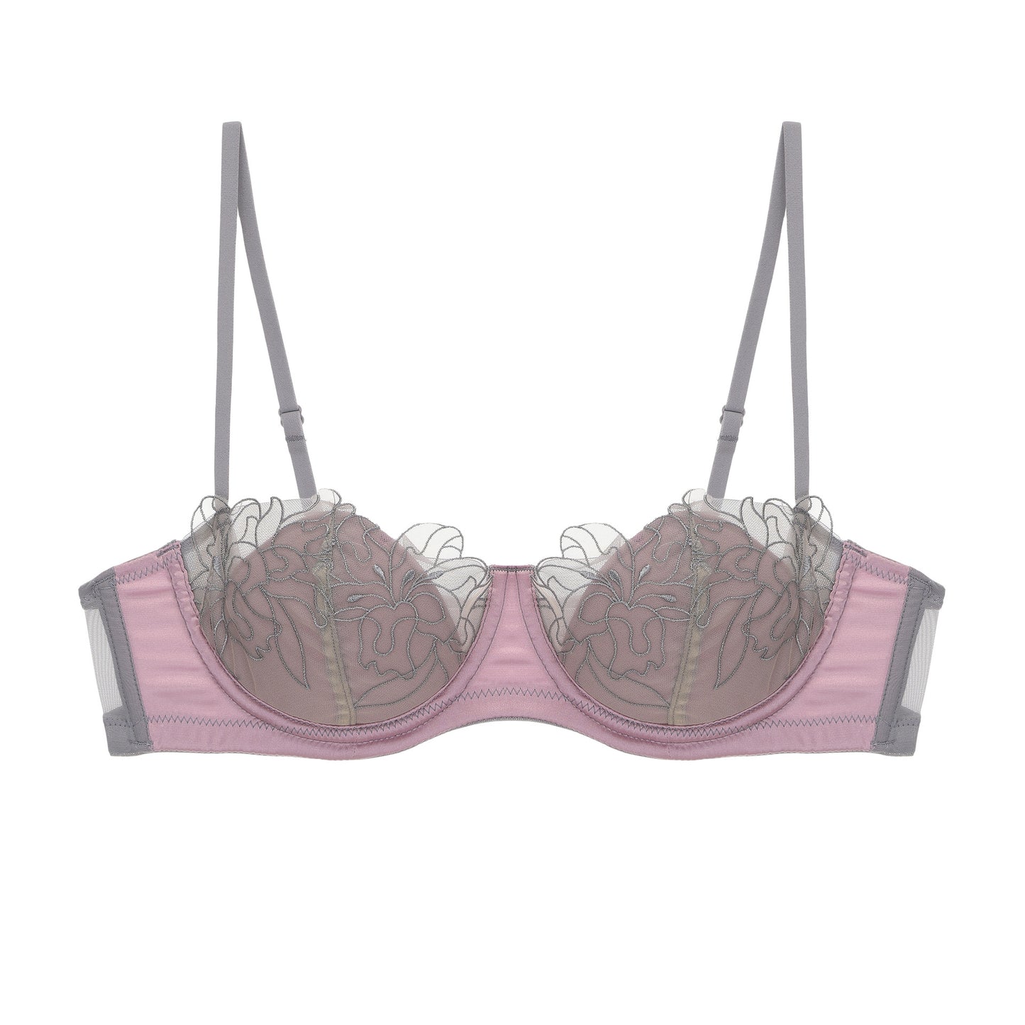 Women's French Embroidery Lace Underwear Breathable Soft Bras