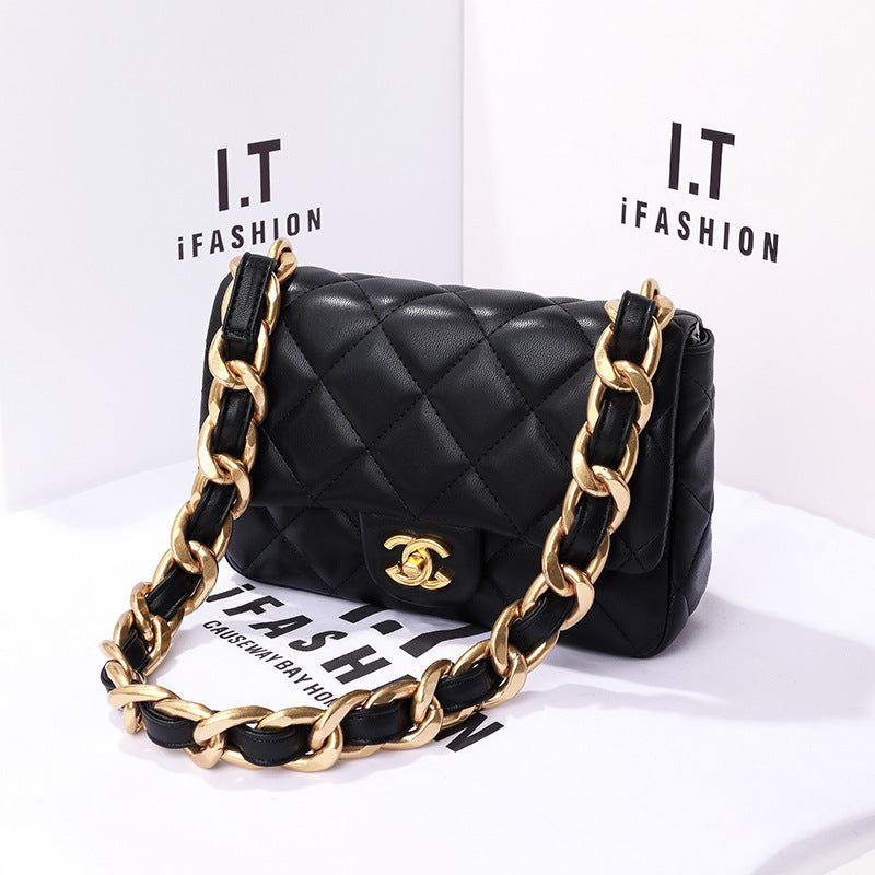 Women's Fashionable Classic Style Soft Leather Fat Women's Messenger Bag