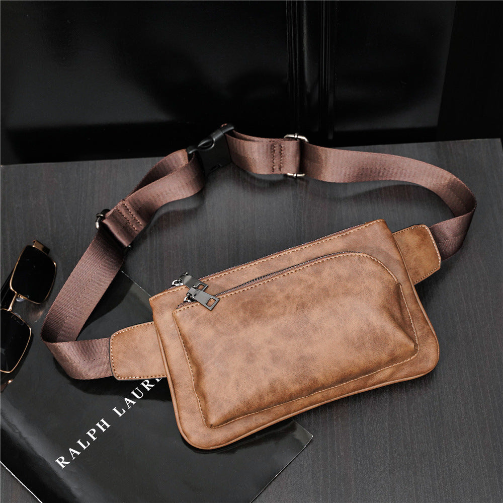 Charming Men's Mobile Korean Style Trendy Men's Chest Bags