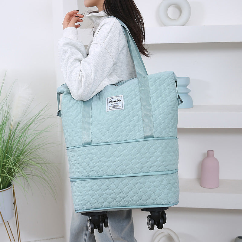 Korean Style Large Capacity Storage Expansion Dry Wet Luggage