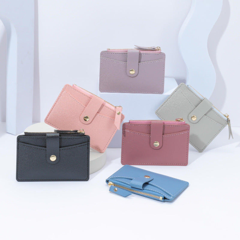 Popular Multifunctional Zipper Multiple Slots Customized Card Holder