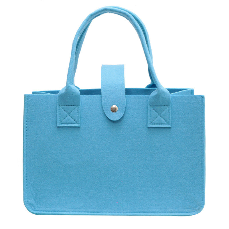 Clean Portable Felt Wedding Gift Commuting Handbags