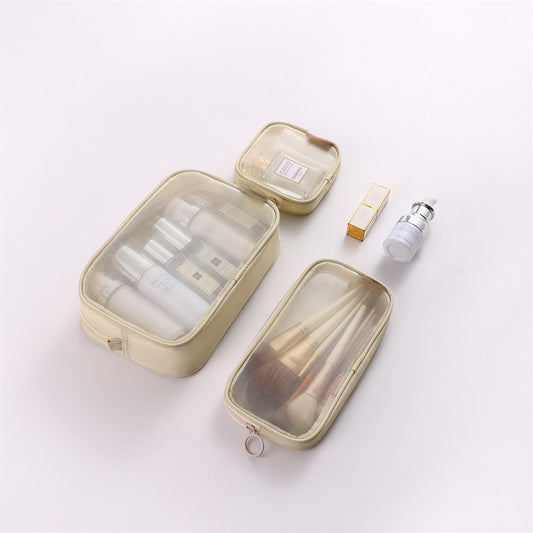 Trendy Large Capacity Portable Toiletry Mesh Bags