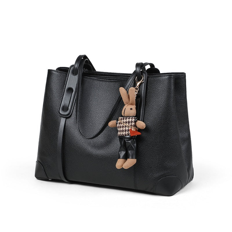 Women's Summer Genuine Leather Large Capacity Portable Women's Shoulder Bag