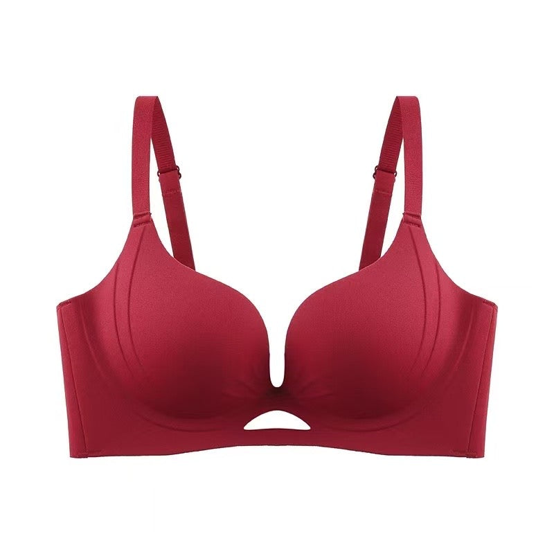Women's Seamless Underwear Small Push Up Flat Large Not Empty Lingerie Sets