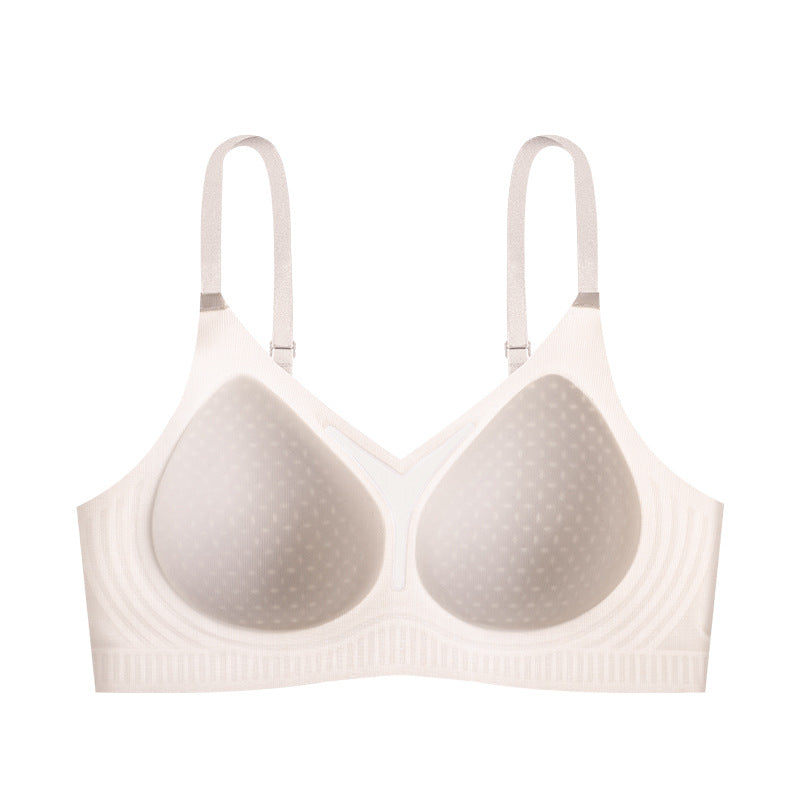 Women's Silk Underwear Small Chest Push Up Mesh Breathable Everyday Bras