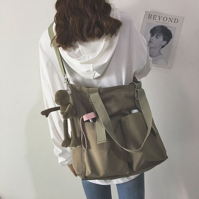 Women's Waterproof Nylon Large Capacity Lightweight Multifunctional Crossbody Bags