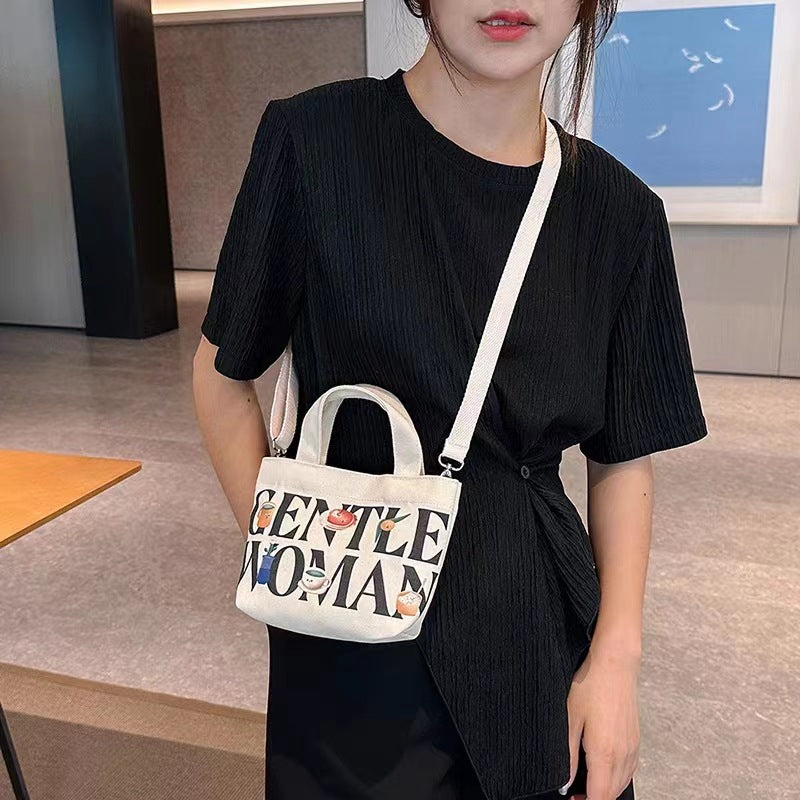 Classy Women's Canvas Mini Versatile Mobile Handbags