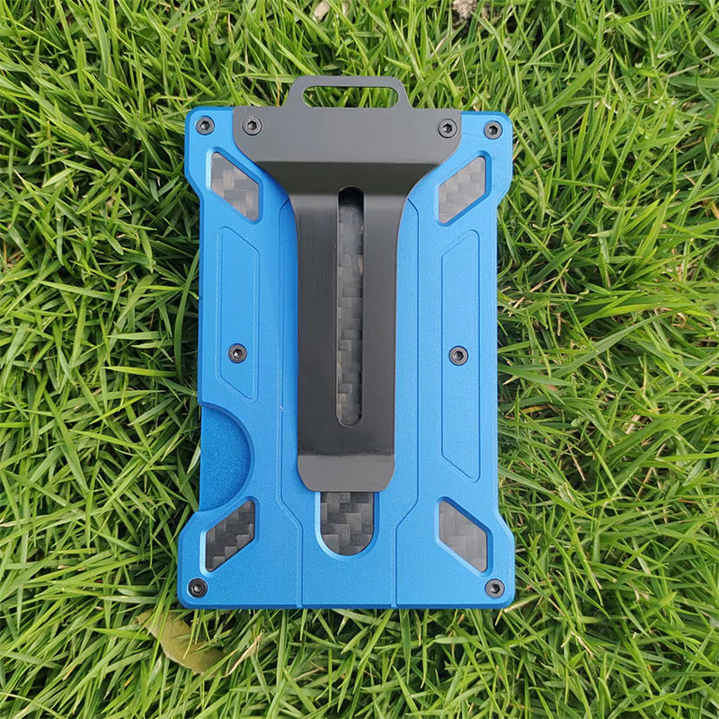 Alloy Transparent Badge Metal Work Permit Card Holder