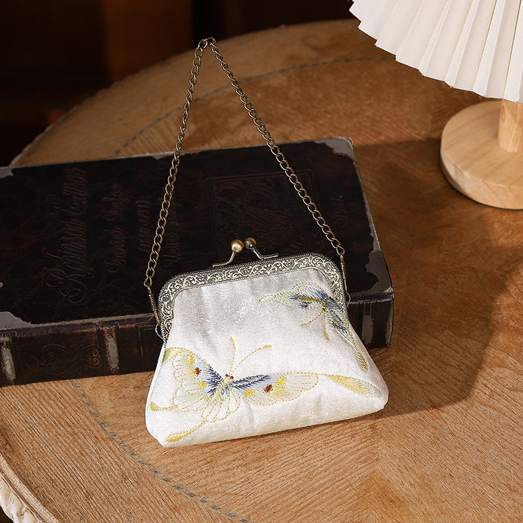 Maple Leaf Ancient Style Cheongsam Banquet Mother's Day Handbags