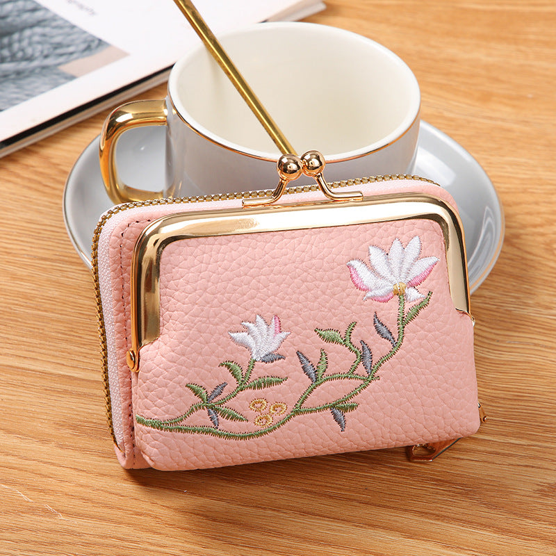 Women's Mini Fashion Large Capacity Expanding Coin Purses