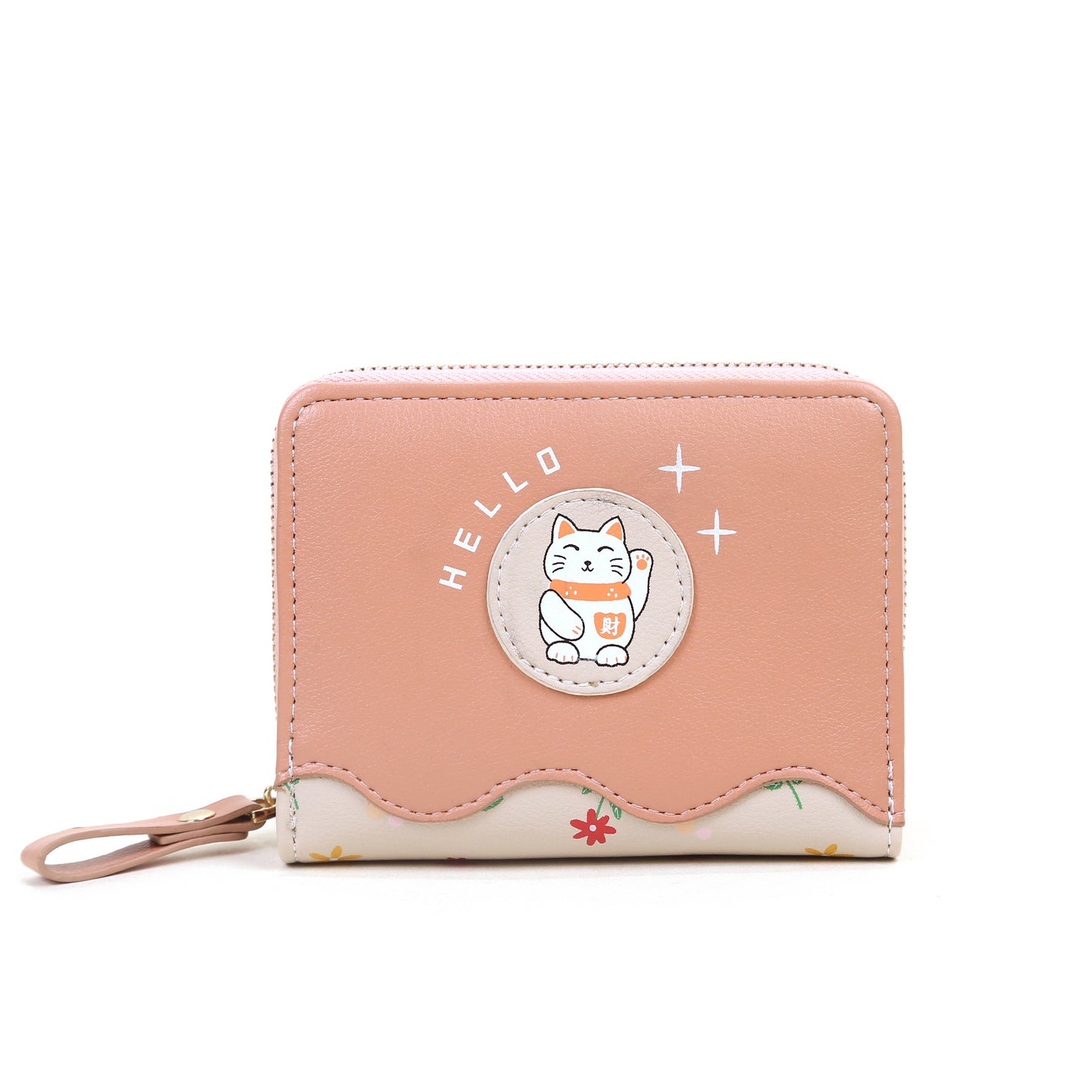 Women's Short Cute Cartoon Change Female Lucky Ladies Wallets