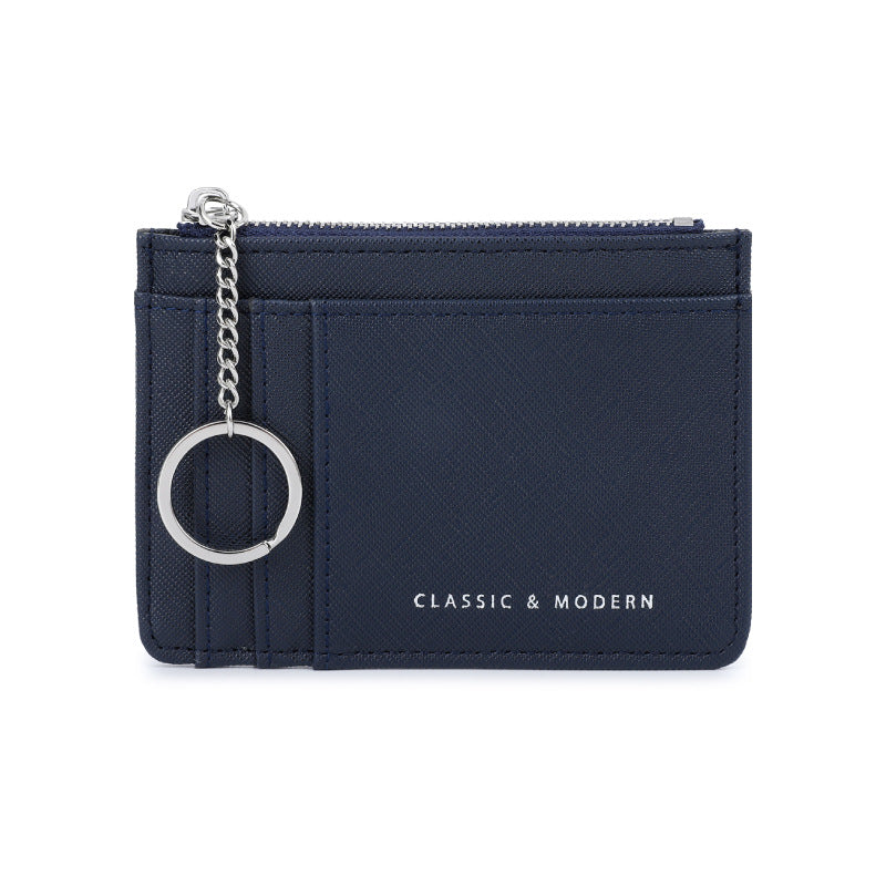 Women's Cross Pattern Korean Mini Multiple Card Holder