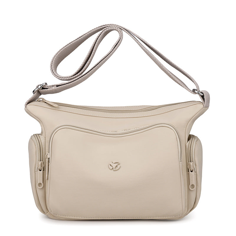 Women's Simple Solid Color Lightweight Fashion Commuter Women's Shoulder Bag