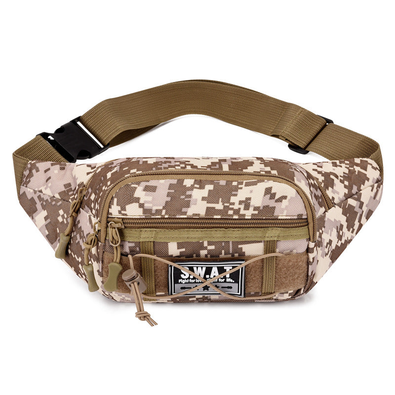Camouflage Field Fashion Trendy Running Cycling Men's Waist Packs