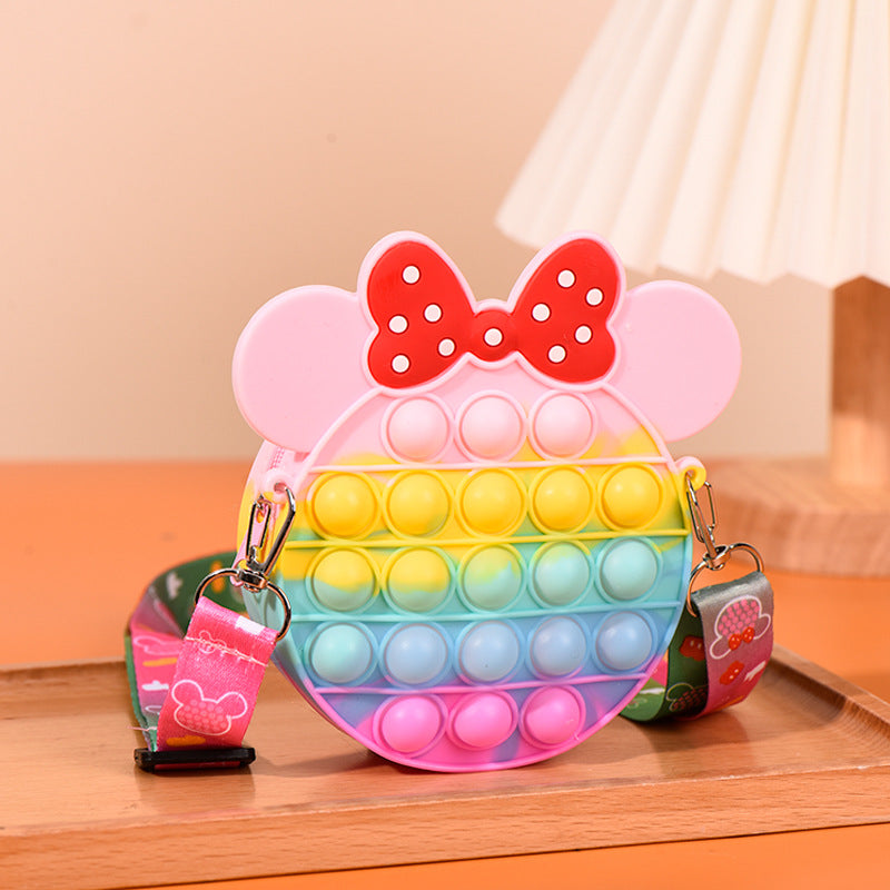 Fashion Mouse Killer Pioneer Cute Decompression Shoulder Bags