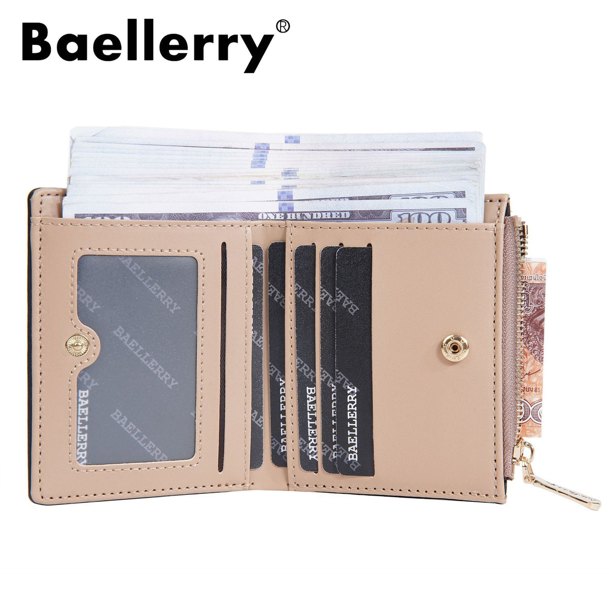 Unique Women's Short Chinese Ink Style Ladies Wallet
