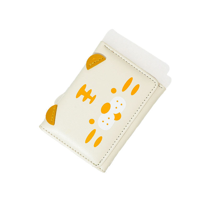 Classic Glamorous Tiger Cartoon Cute Folding Ladies Wallets