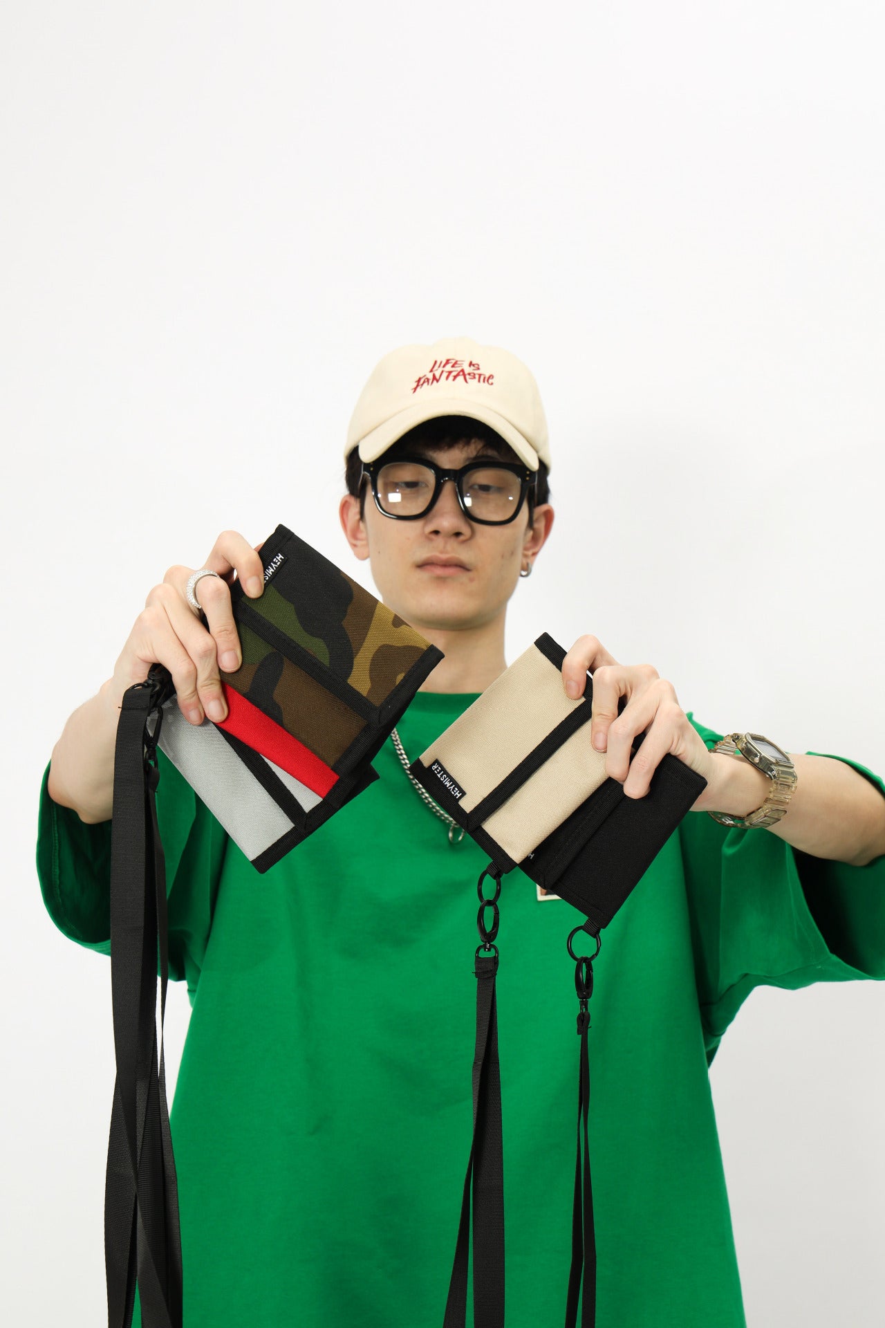 Men's Short Oxford Folding Fashion Female Men's Wallets