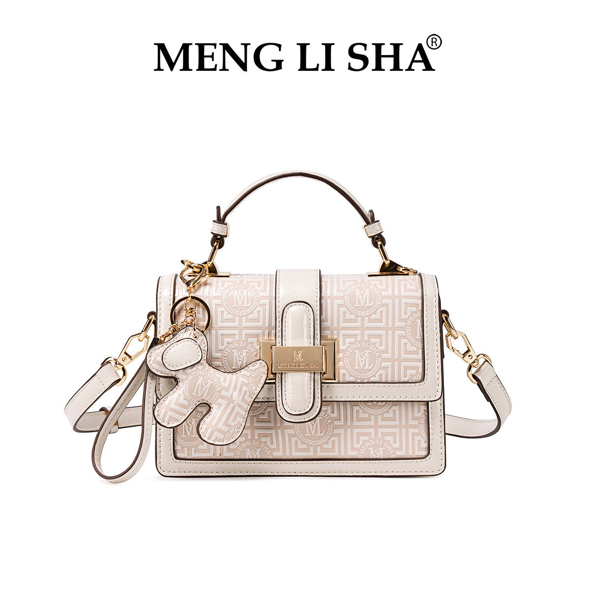 Women's High-grade Presbyopic Printing Color Contrast Commute Women's Messenger Bag