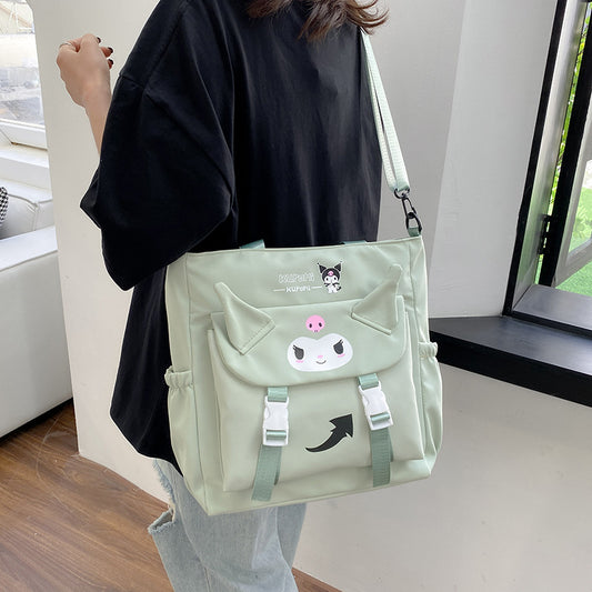 Women's Simple Fresh Fashion College Class Tuition Shoulder Bags