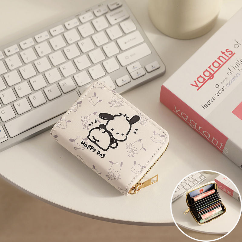 Women's Pacha Dog Cartoon Personalized Minority Large Card Holder