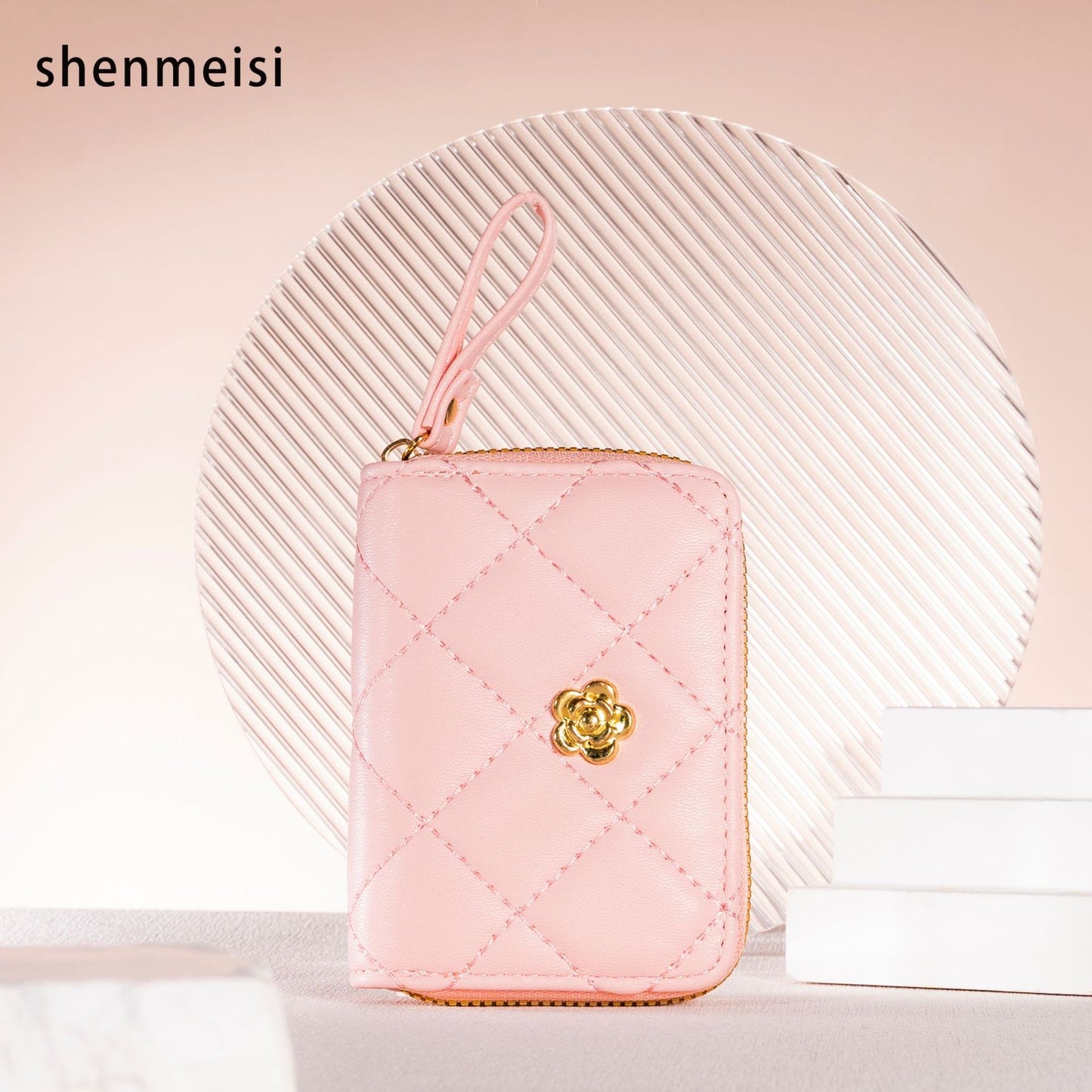 Women's Luxury Classic Style Expanding Multiple Slots Card Holder