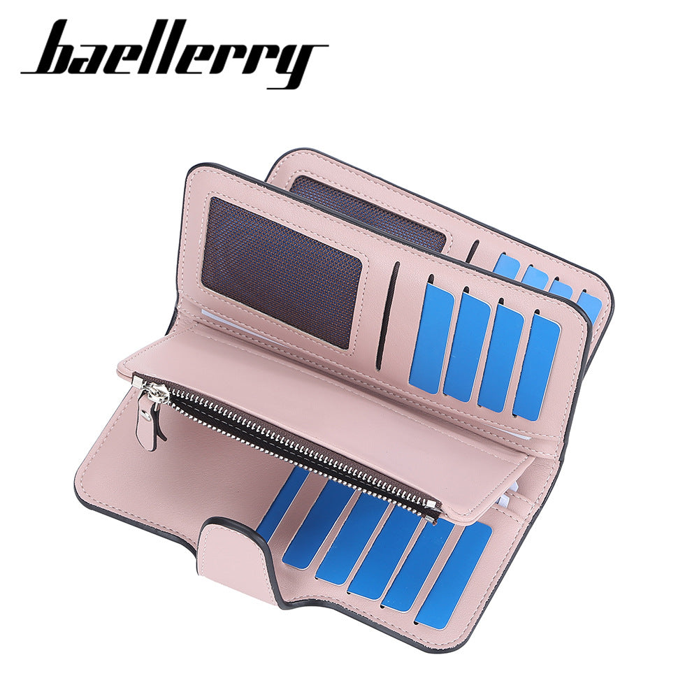 Women's Korean Style Multiple Slots Zipper Fashion Ladies Wallet