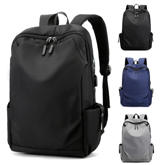 Men's Unique Printed Waterproof Leisure Rechargeable Backpacks