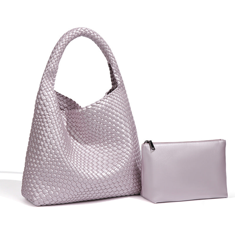 Women's Hand-woven Fashion Portable Korean Style Large Capacity Women's Shoulder Bag