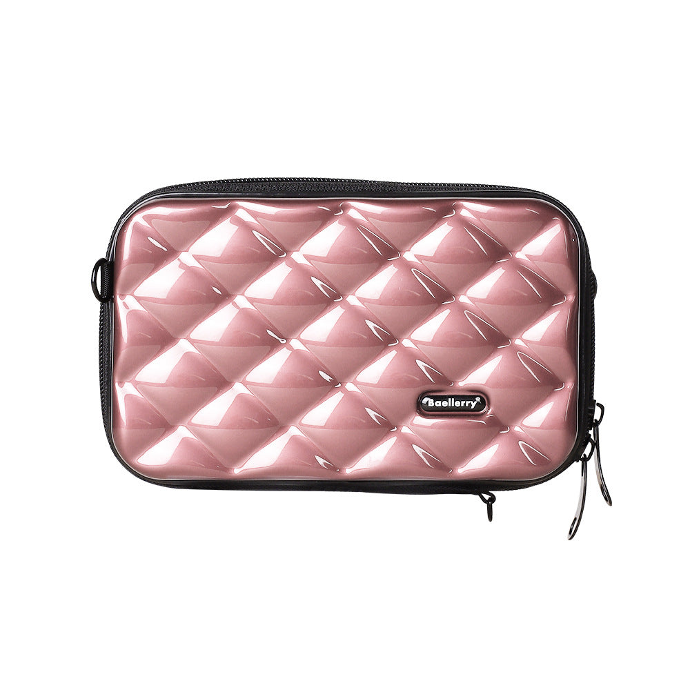 Beautiful Women's Suitcase Hard Shell Storage Cosmetic Bags