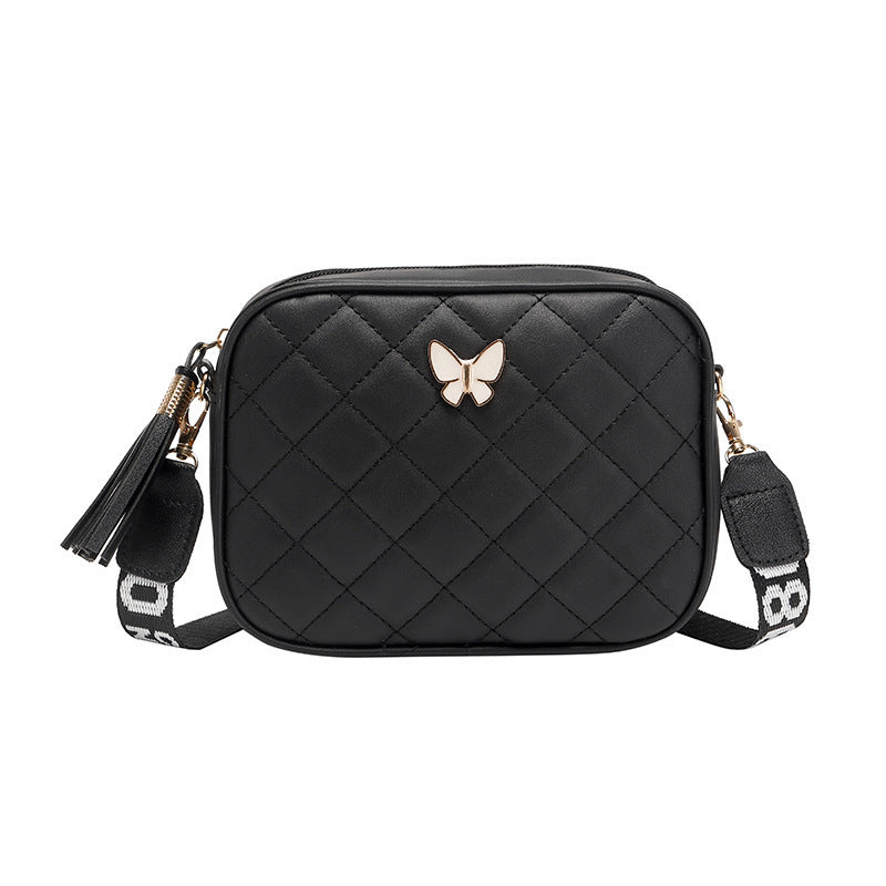 Attractive Women's Rhombus Tassel Fashion Bowknot Crossbody Bags