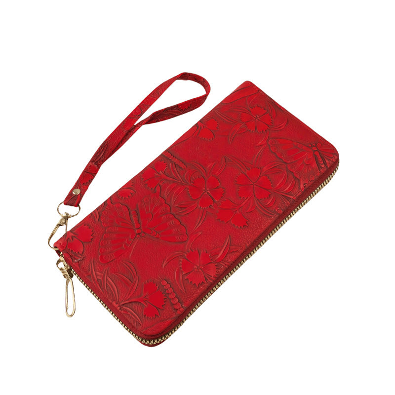 Women's Design Long Business Retro Simple Clutch Coin Purses