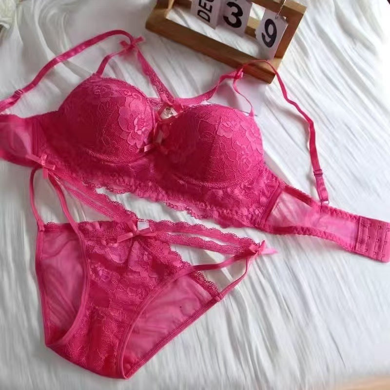 Pure Desire Sexy Cross Bow Beauty Lingerie Sets
