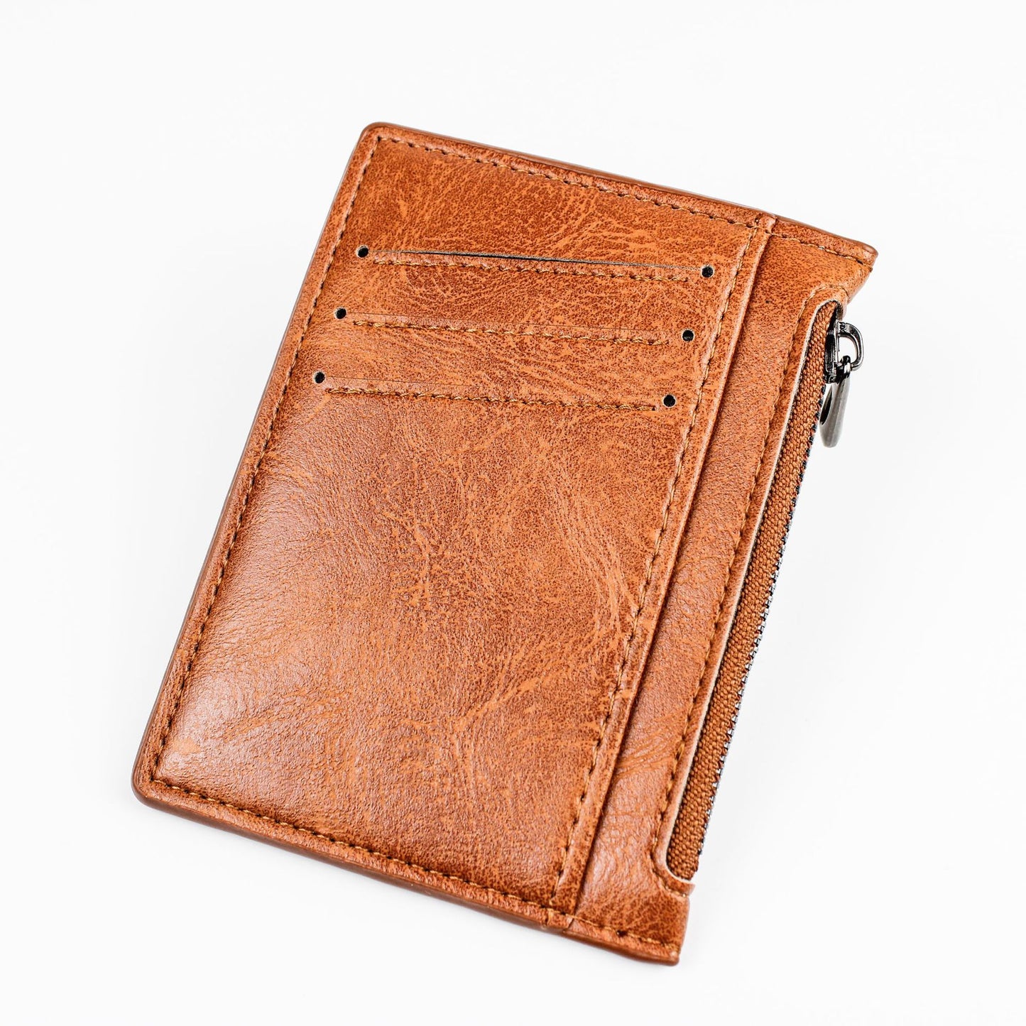 Large Capacity Multiple Slots Unisex Korean Genuine Card Holder