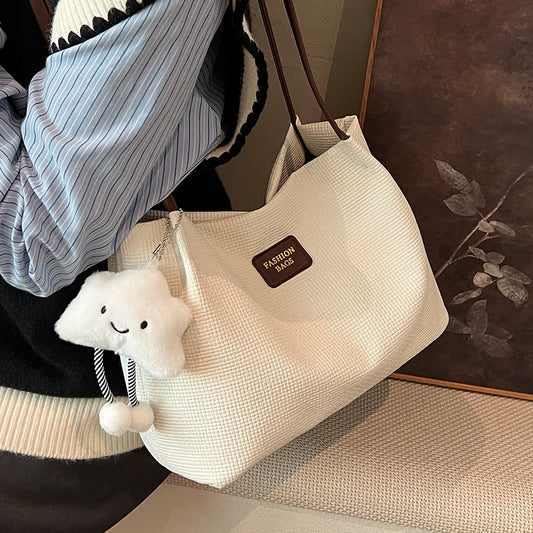 Women's Large Capacity Autumn Versatile Simple Fashionable Shoulder Bags