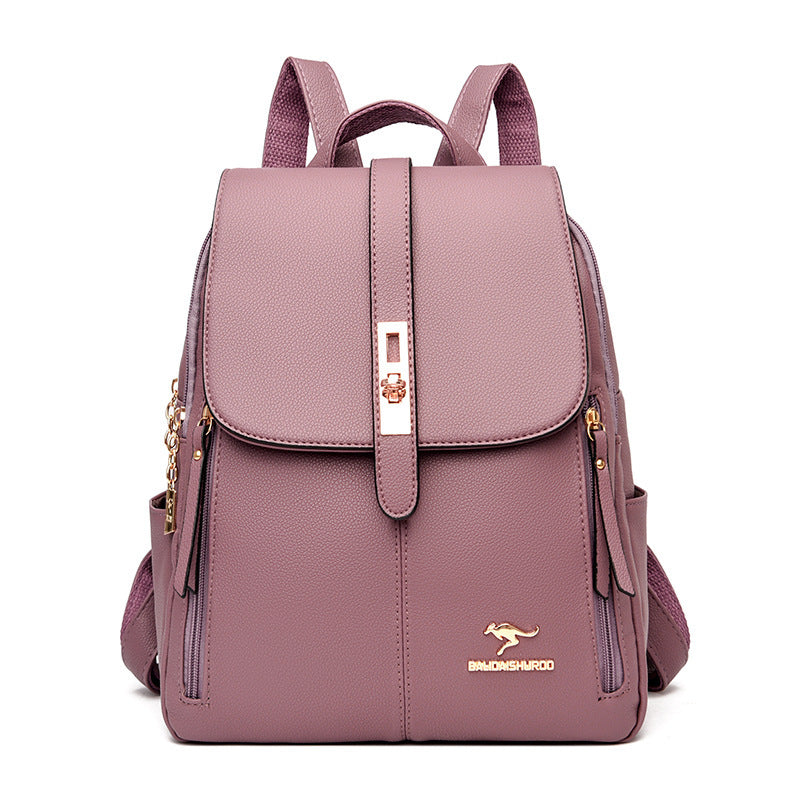 Women's Korean Simple Fashion Large Capacity Backpacks