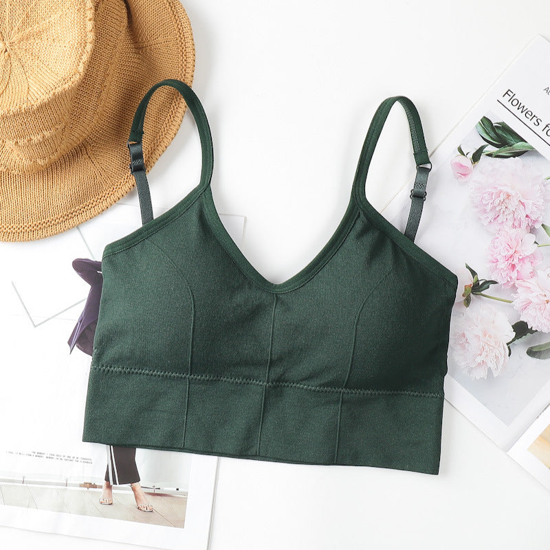 Women's Version Kaka Beautiful Back Wrapped Chest Tanks Camis