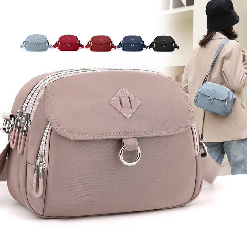 Women's Fashion Mother Lightweight Waterproof Nylon Women's Messenger Bag