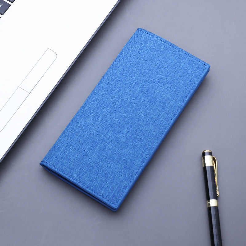 Men's Trendy Long Canvas Oxford Cloth Men's Wallets