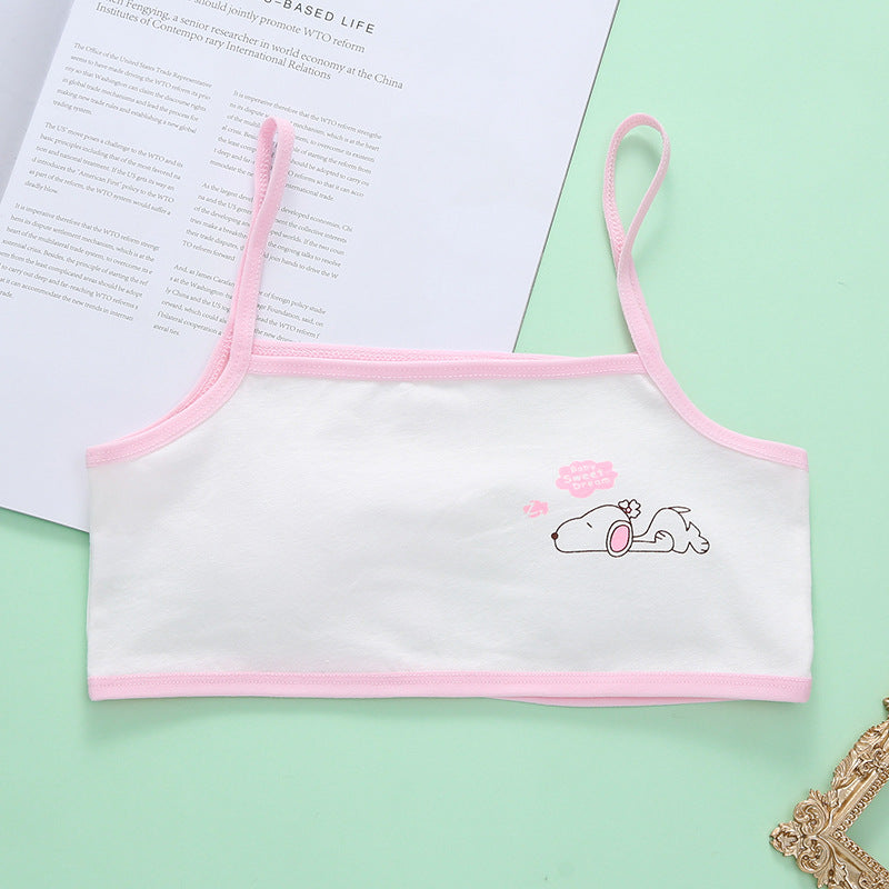 Children's Cotton Underwear Development Period Vest Elementary Tanks Camis