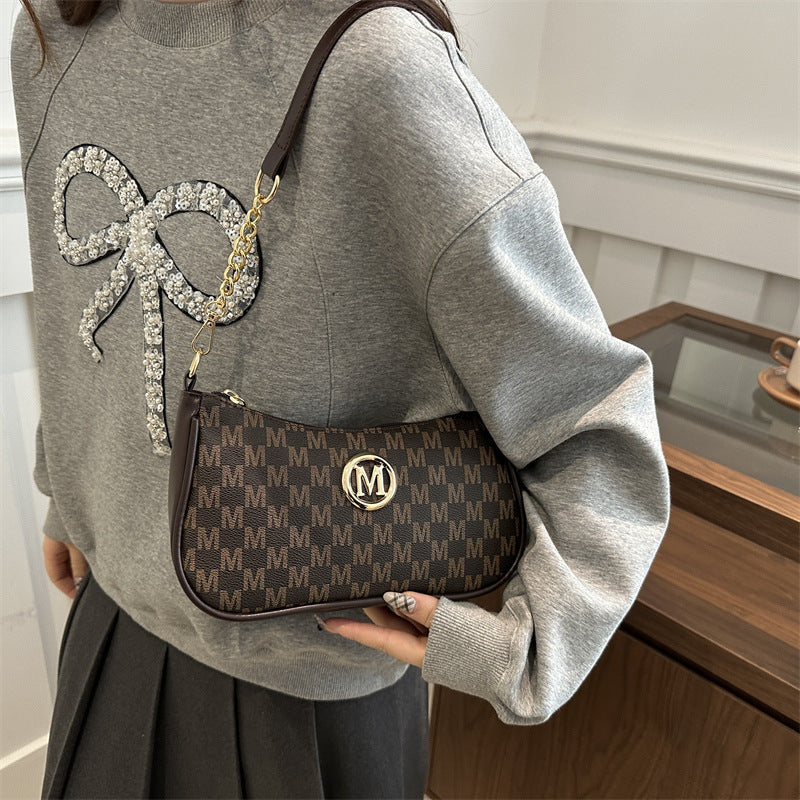 Style Fashion Underarm Western Personality Letter Women's Shoulder Bag