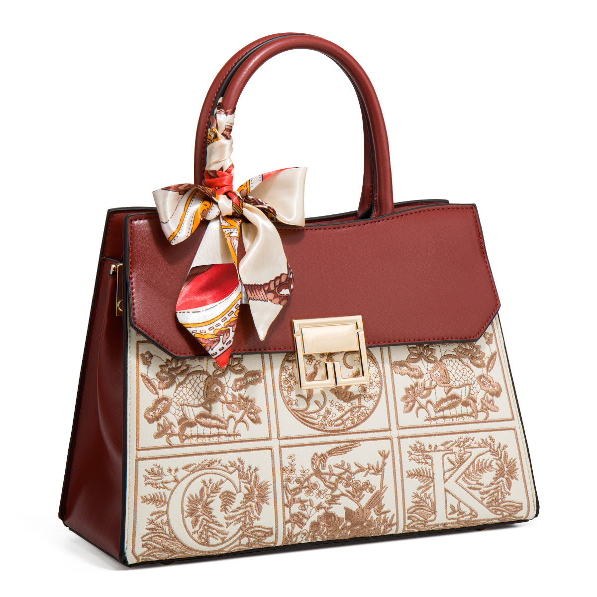 Women's Day Gift Chinese Style Embroidery Mom Handbags