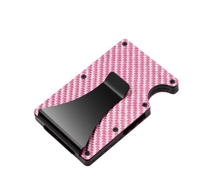 Durable Men's Clamp Metal Aluminum Credit Card Holder