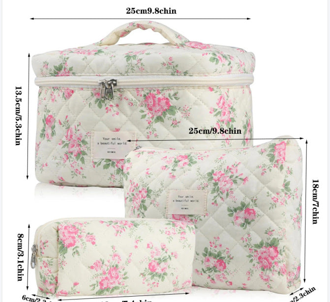 Large Capacity Portable Floral Storage Quilting Bags