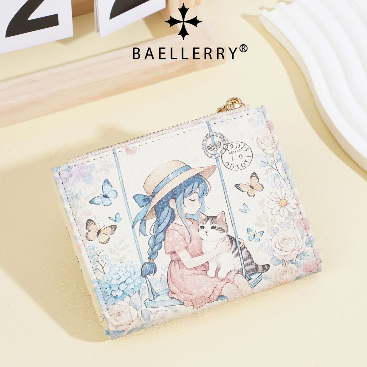 Women's Short High-grade Cartoon Cute Thin Ladies Wallet