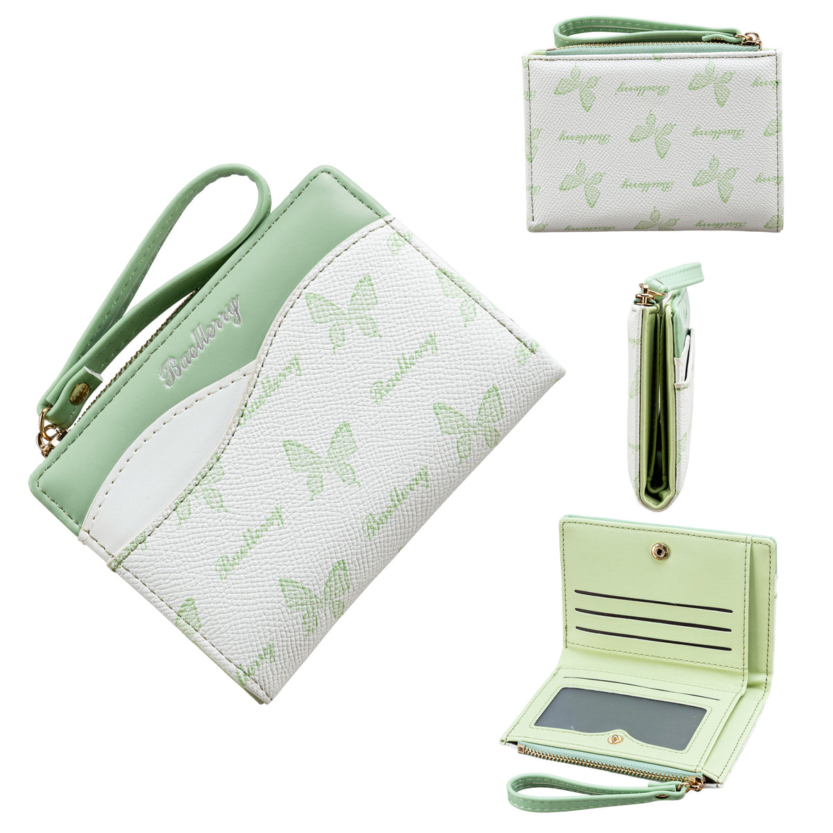 Women's High-grade Short Contrast Color Fashion Butterfly Ladies Wallet