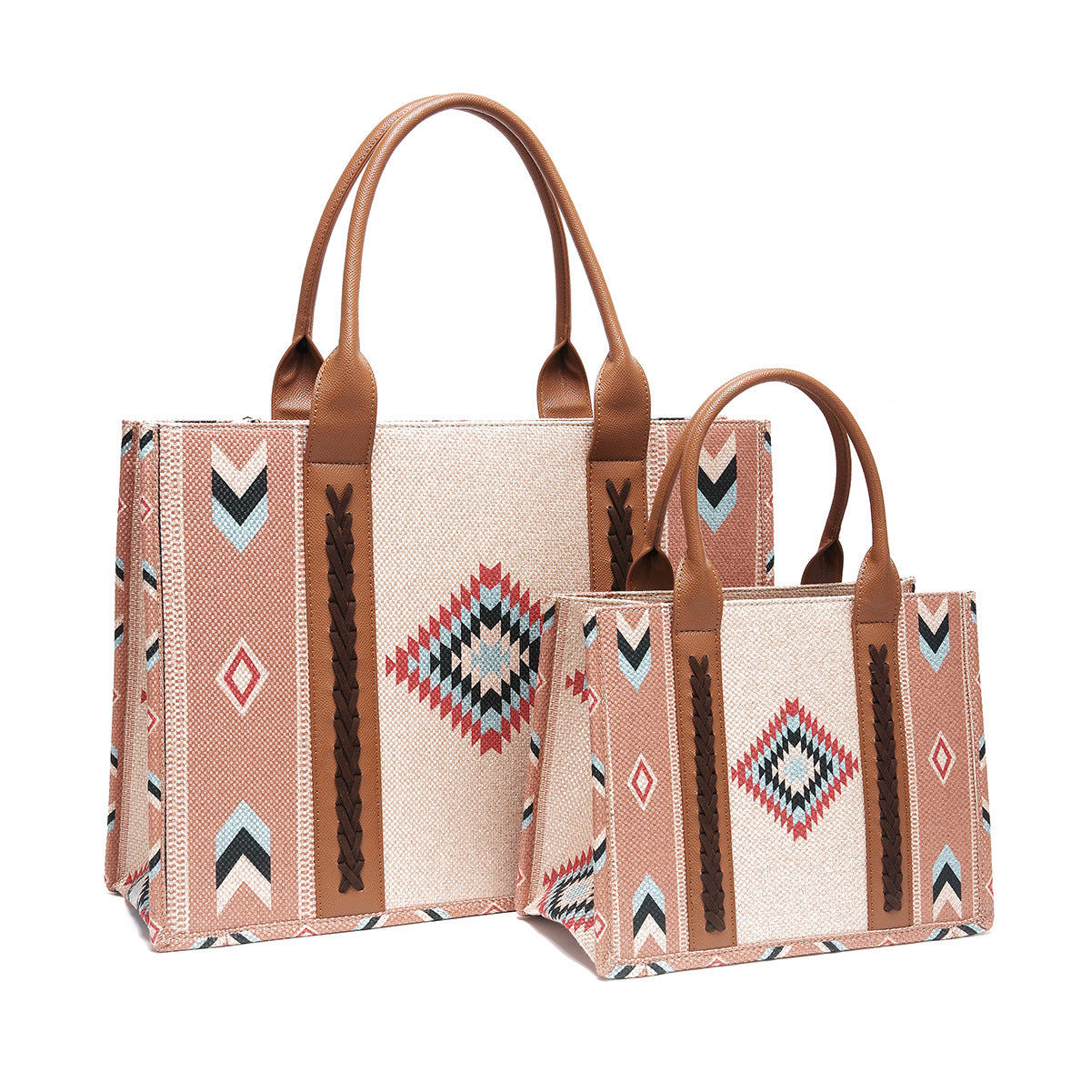 Women's Vintage Cotton Linen Printed Western One Crossbody Bags